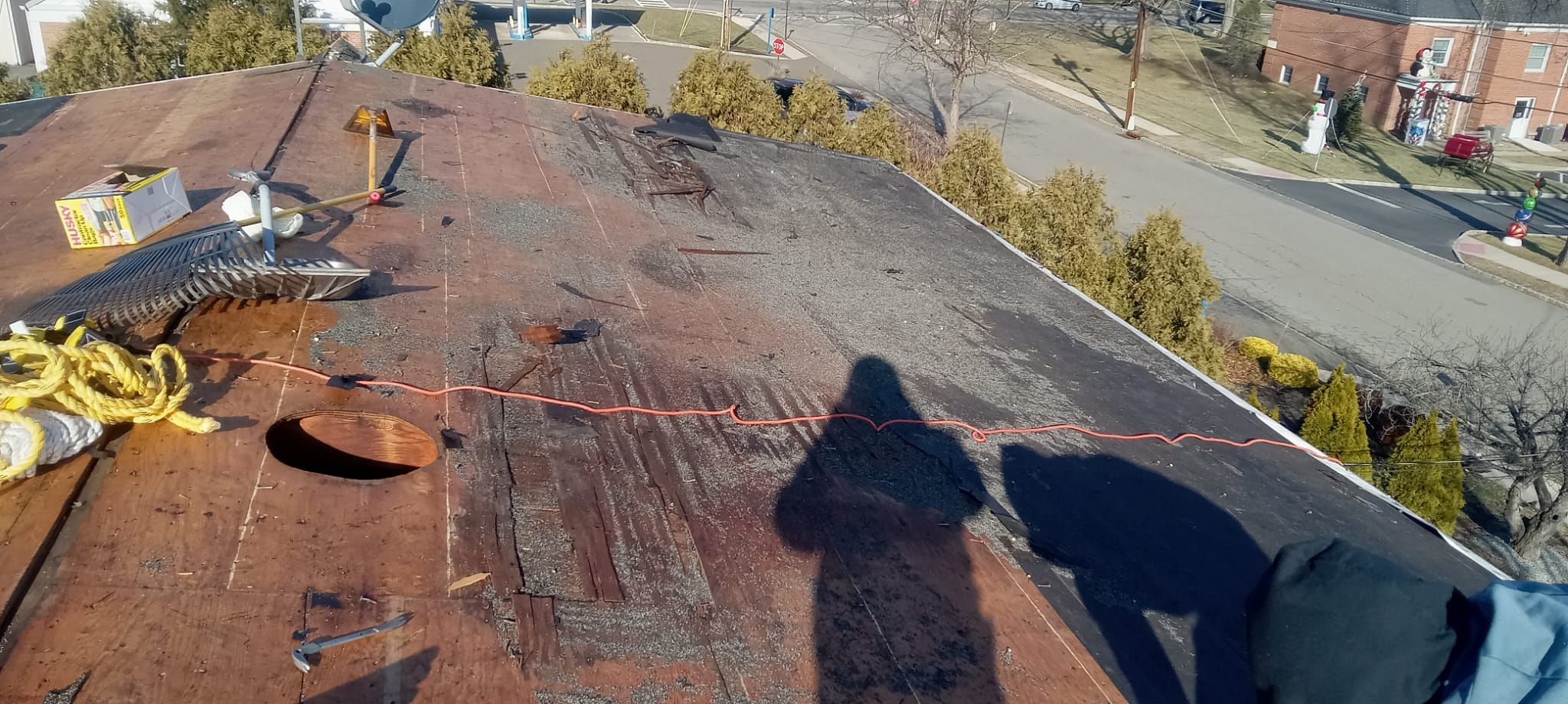 Emergency Roof Replacement — before